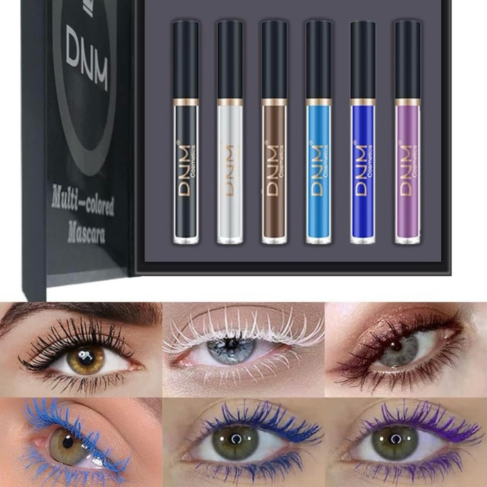 6 Colorful Waterproof Mascara